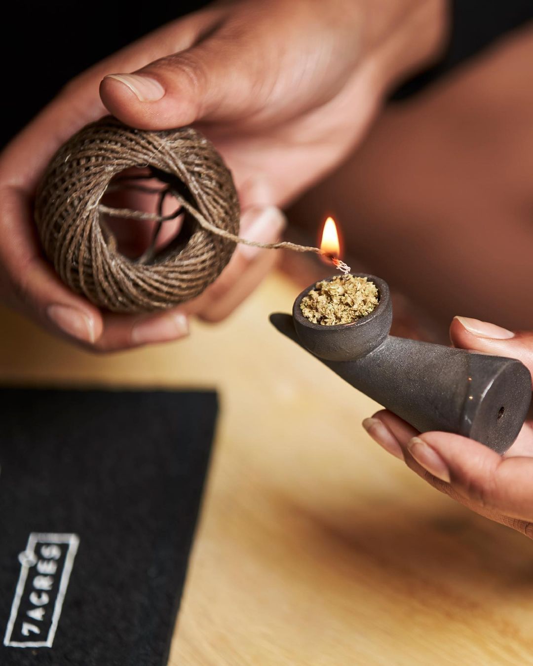 100% Organic (1.0mm) Hemp Wick Coated with Natural Honey