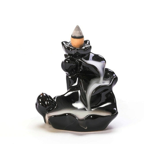Ceramic Flow Incense Burner Mini Waterfall Incense Holder