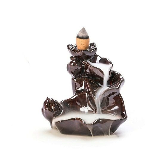 Ceramic Flow Incense Burner Mini Waterfall Incense Holder