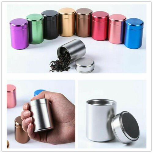 Colorful Aluminum Herb Stash Jar Smell Proof