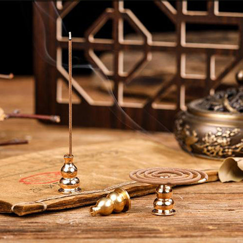 Alloy Incense Burner Stick Holder Plate Buddhism Lotus