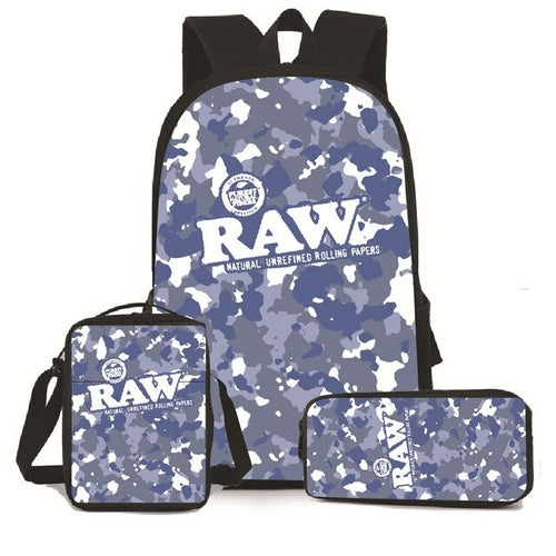 3 PCS Raw Backpack