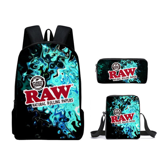 3 PCS Raw Backpack