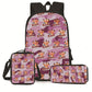3 PCS Raw Backpack