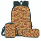 3 PCS Raw Backpack